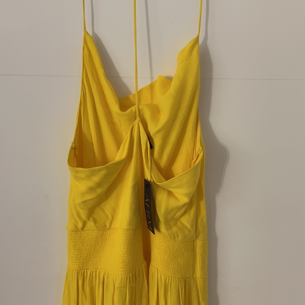 NWOT AFRM yellow maxi - Picture 8 of 8
